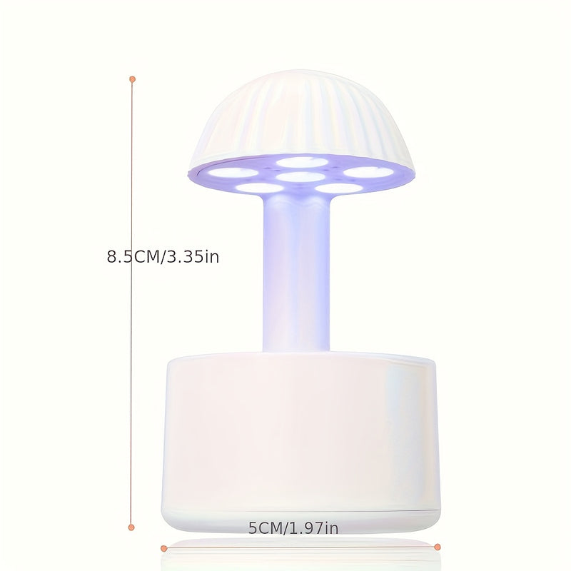 Mini lámpara de secado para esmalte - Alimentación USB, diseño en cúpula para secado rápido, ideal para hogar y viajes, lámpara portátil compacta y moderna, exclusiva para amantes de la belleza