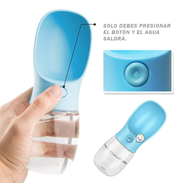 Bebedero Portátil Mascotas Termo Perros Gatos Dispensador Agua RF 0051