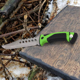 Cuchillo Táctico Acero Inoxidable Camping Supervivencia + Estuche RF 0779