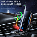 1 pieza, montaje de ventilación de coche con carga inalámbrica y carga USB, soporte ajustable para teléfono para todos los dispositivos - inducción inteligente, carga rápida, icono luminoso, cargador de viaje con batería recargable, solución de carga de