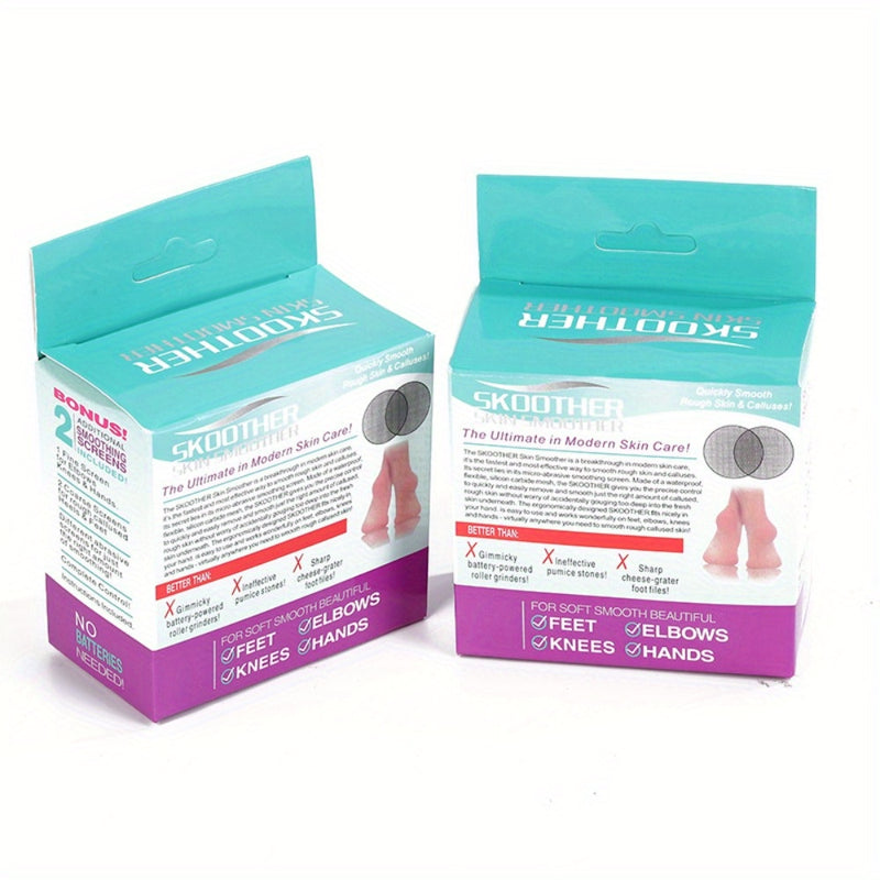 1 pieza, herramienta portátil para pulir y eliminar el pie - Esponja de dermabrasión sin alcohol con mango ergonómico, no necesita batería para pedicura, manicura, uso en casa - Fomenta una presión saludable y formación, accesorio para pedicura, herramie