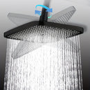 Cabezal de ducha cuadrado de gran panel de 13 pulgadas - Cabezal de ducha de techo montado en la pared con varias opciones de rociado, herramienta de ducha de baño de plástico duradera para una experiencia de ducha mejorada, cabezal de ducha para baño, d