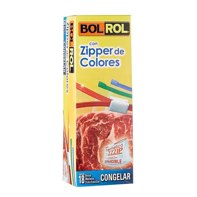BOLSA BOLROL SLIDER 18U MEDIANA CONGELAR