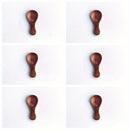 6/12 Piezas, Minicucharas De Madera Con Mangos Cortos, Ideales Para Helado, Café, Postres Y Condimentos, Utensilios De Cocina De Madera Maciza Duraderos
