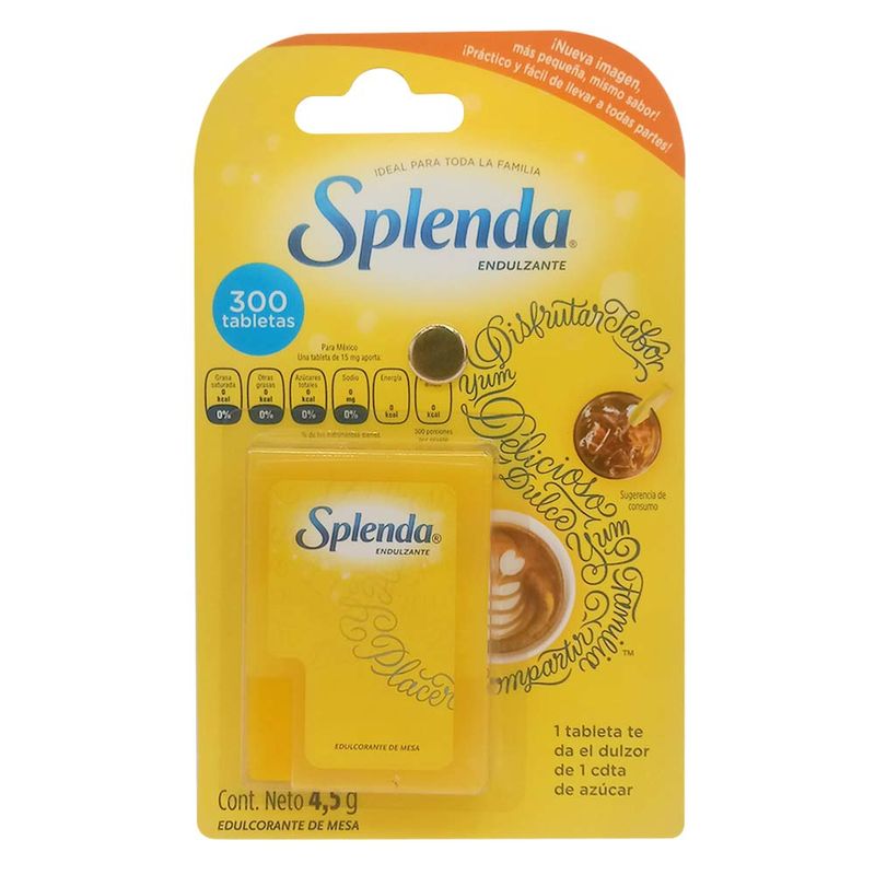 ENDULZANTE SPLENDA 300U 4.5G