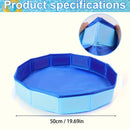 Baño de pies plegable y portátil - Diseño de alta calidad de PVC desmontable, diseño ahorrador de espacio para uso doméstico, fácil de montar, tamaño plegado de 10 cm, azul, baño de pies, baño de barro, baño de manos y pies, baño de pies.