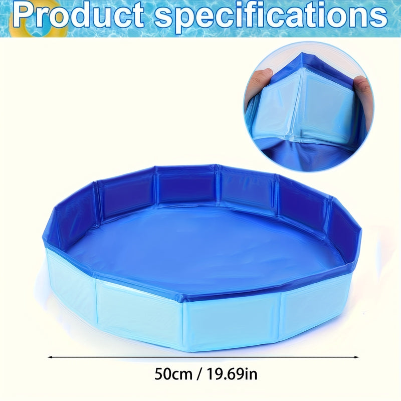 Baño de pies plegable y portátil - Diseño de alta calidad de PVC desmontable, diseño ahorrador de espacio para uso doméstico, fácil de montar, tamaño plegado de 10 cm, azul, baño de pies, baño de barro, baño de manos y pies, baño de pies.