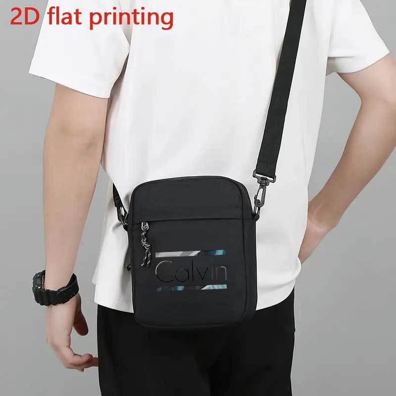 Bolso cruzado de gran capacidad para hombre, Calvin, con correa ajustable, múltiples compartimentos y bolsillo para teléfono, ideal para el transporte diario, viajes, trabajo, accesorio de viaje, estilo moderno, acabado texturizado.