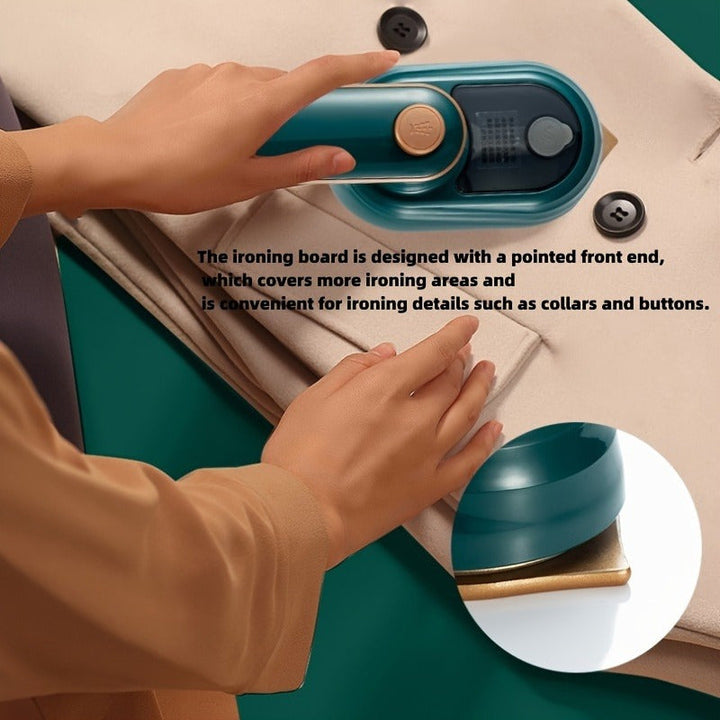 Máquina de planchado portátil miniatura mejorada - Plancha de vapor mano con diseño plegable, rotación de 180°, sin batería necesaria, 110V, vaporizador de viaje, construcción compacta y duradera para delicados y artículos pequeños, máquina de planchado