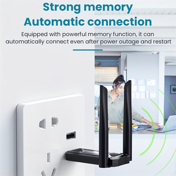 Repetidor inalámbrico de largo alcance USB Wifi, Amplificador de señal, 2.4G, 300Mbps