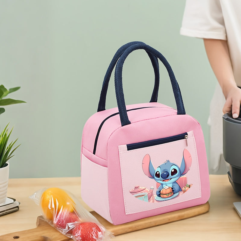 Bolsa térmica con compresa fría reutilizable [Disney], 1 pieza, 3 diseños para elegir, ideal para la temporada escolar, oficina o actividades al aire libre, diseño de alta calidad y fácil de usar, no apta para contacto con alimentos