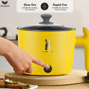 Olla eléctrica, olla eléctrica doméstica, olla eléctrica multifuncional de cocina, olla eléctrica de dormitorio, mini olla eléctrica, cocinero de arroz pequeño y ligero, olla eléctrica instantánea, regalo de vacaciones, Navidad