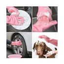 GUANTES DE SILICONA MULTIUSOS - ROSADO