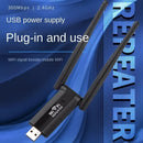 1pc Adaptador WiFi USB de doble banda de 300Mbps Repeater, amplificador de señal portátil de 2,4G con función de punto de acceso móvil integrado, sin batería requerida, controladores integrados para una conexión fácil