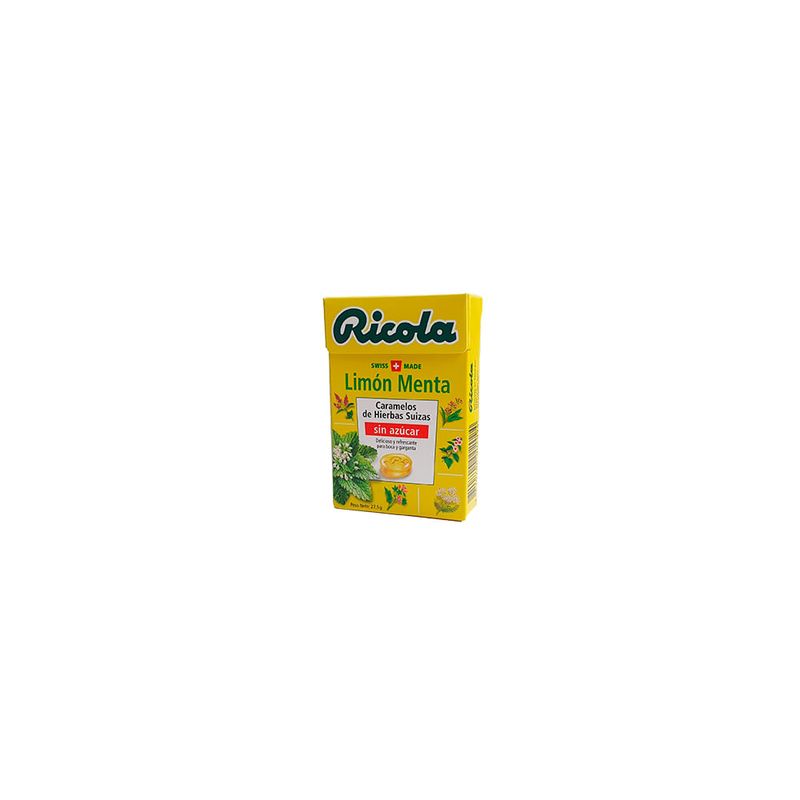 CARAMELO LIMON/MENTA RICOLA 27G SIN AZUC