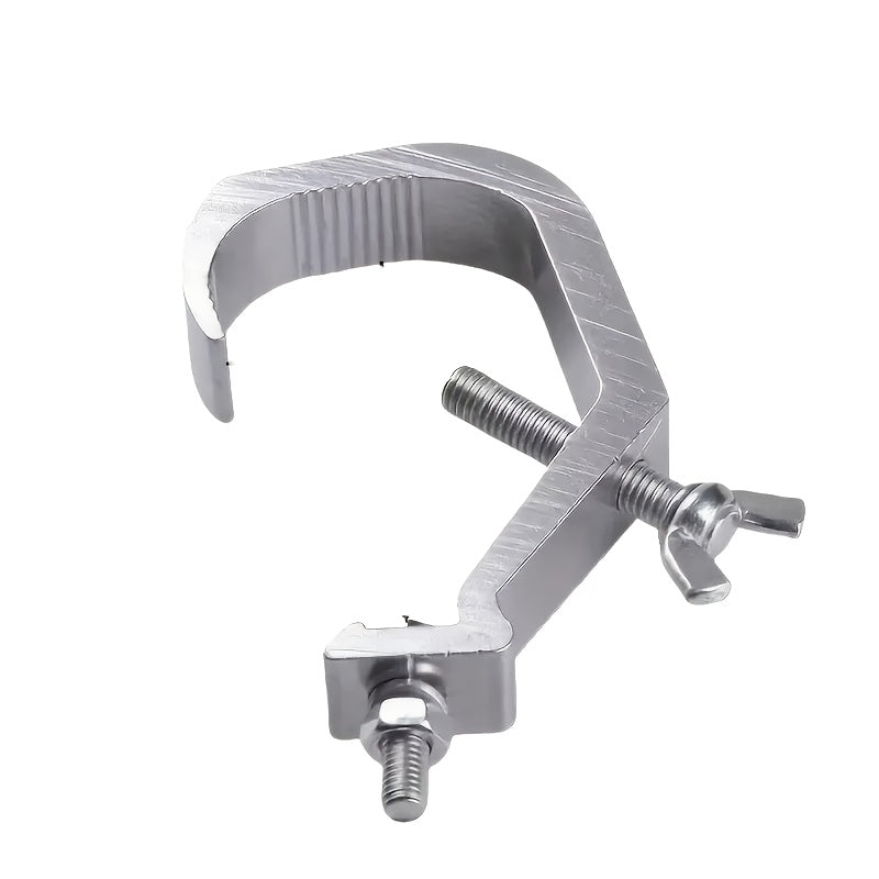 7pcs Ganchos de luz de aluminio ajustables para escenario - Duraderos, portátiles, no requieren batería, ideales para uso al aire libre, equipo de iluminación de escenario | Soporte de luz ajustable | Aluminio duradero