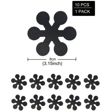 10 Uds pegatinas antideslizantes para bañera, pegatinas antideslizantes en forma de flor para baño, bañera, ducha, suelo, escaleras
