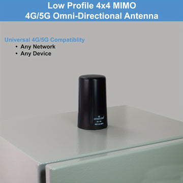 Antena MIMO 2x2 para 5G/ 4G/ LTE, para uso al aire libre, compatible con Verizon, AT&T, T-Mobile y Sprint. Ideal para ruteadores 4G LTE, puertas de enlace, módems celulares y cámaras de senderismo. Incluye cable coaxial de 10 pies, montaje en pared y con