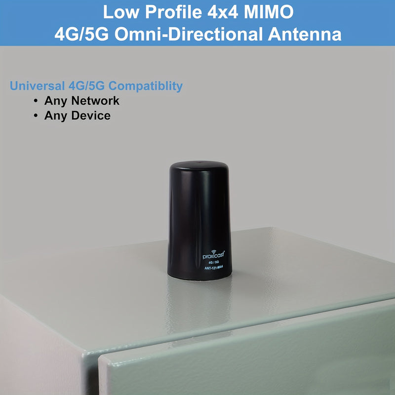 Antena MIMO 2x2 para 5G/ 4G/ LTE, para uso al aire libre, compatible con Verizon, AT&T, T-Mobile y Sprint. Ideal para ruteadores 4G LTE, puertas de enlace, módems celulares y cámaras de senderismo. Incluye cable coaxial de 10 pies, montaje en pared y con