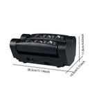 Luces de Cabeza LED con Movimiento, Haz Escénico RGBW de 8×10W para DJ, Adecuado para Discoteca, Boda, Fiesta, Festival y Noche de Actuación