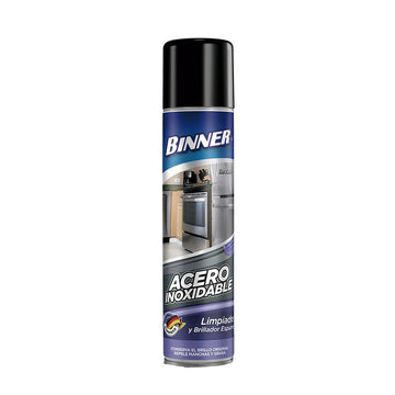 BRILLADOR BINNER 400ML PARA ACERO INOXID