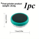 1 pieza, herramienta portátil para pulir y eliminar el pie - Esponja de dermabrasión sin alcohol con mango ergonómico, no necesita batería para pedicura, manicura, uso en casa - Fomenta una presión saludable y formación, accesorio para pedicura, herramie