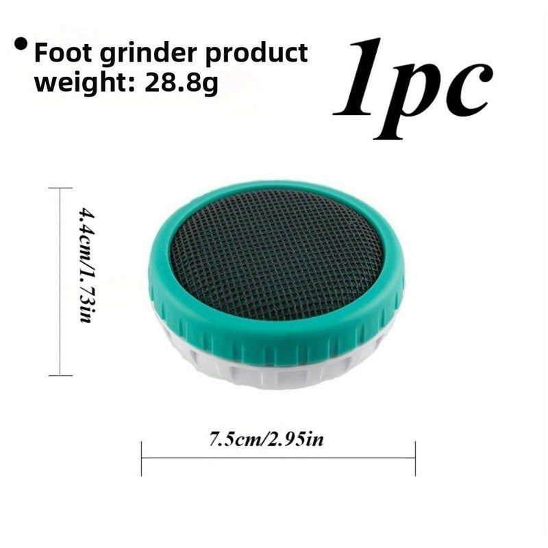 1 pieza, herramienta portátil para pulir y eliminar el pie - Esponja de dermabrasión sin alcohol con mango ergonómico, no necesita batería para pedicura, manicura, uso en casa - Fomenta una presión saludable y formación, accesorio para pedicura, herramie