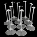 10 Piezas, Soporte De Exhibición, Soporte De Cintura De Tarjeta De Plástico Transparente, De Pie De Muñeca De Exhibición, Para Decoración De Oficina De Escritorio De Habitación De Hogar