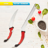 Set Cuchillos x10 Acero Inoxidable Soporte Magnético E033