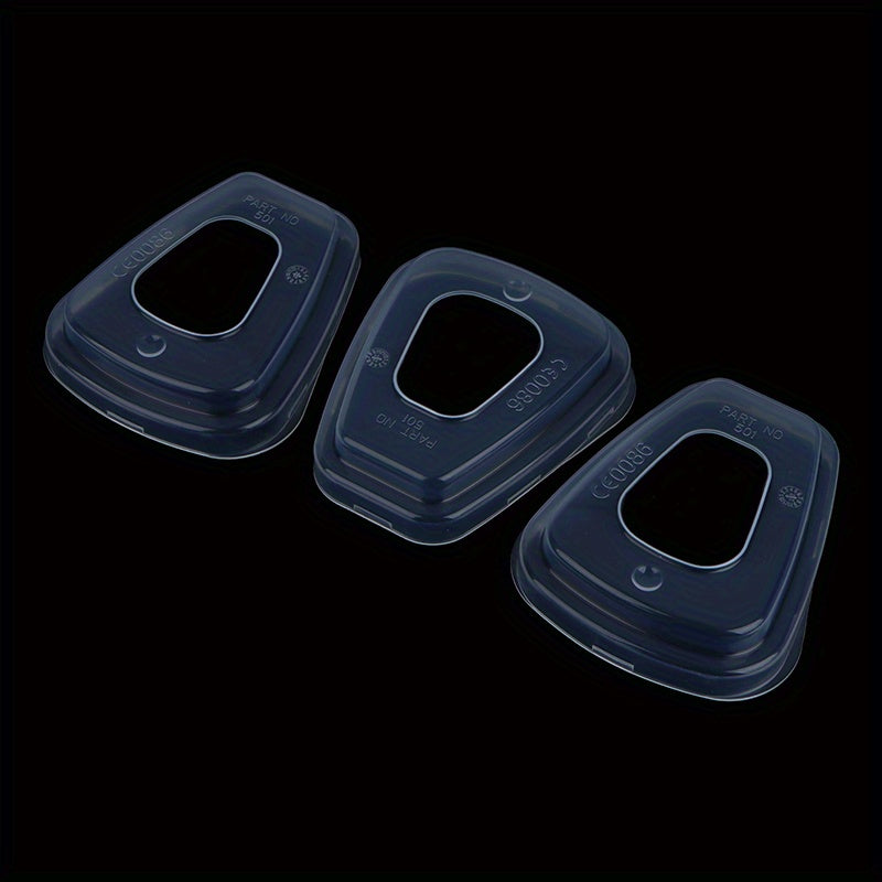 Conjunto de 10 adaptadores de filtro 501 para estuches retenedores antipolvo serie 6000/7000 - Cubiertas de repuesto duraderas de plástico con filtro 5N11, diseño transparente para 6800 6001 5N11 5P71 7502 6200 (Compatible con mercado secundario), cubier