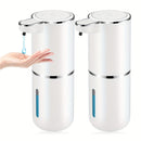 Dispensador automático de jabón en espuma de 12.8 oz con montaje en pared, pantalla de energía, recargable por USB, diseño sin contacto para baño, cocina, hotel y restaurante – Sensor inteligente, solución conveniente e higiénica