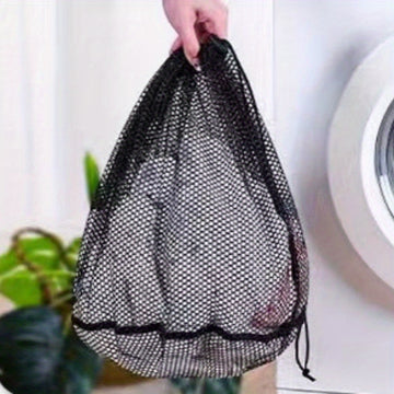 Bolsa De Lavandería De 1 Pieza, Bolsa De Lavandería De Malla Negra, Bolsa De Lavado Especial Para Lavadora