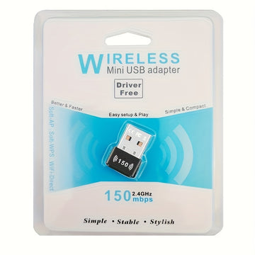 1pc Adaptador de Red sin varillas WIFI 4/150Mbps