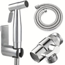 Sistema de ducha portátil - Control de flujo dual y montaje en pared, manguera reforzada de 1,5m, adecuado para baño de spa/baño de RV