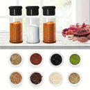 Juego de 10 Tarros de Especias Libres de BPA con Tapas Agitadoras - Contenedores de Plástico Duraderos para Condimentos y Sazonadores para BBQ, Camping, Picnics y Organización de Cocina, Tapas para Verter, Almacenamiento