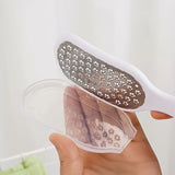 Amoladora de Pies y Talones, Removedor, Contenedor de Tiras Metálicas, Herramienta para Raspar Pies, Kit de Cuidado del Talón