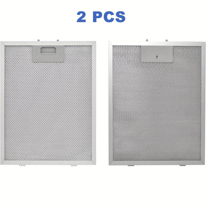 2 Piezas de Filtros para Campana Extractora Resistentes - Compatibles con la mayoría de cocinas, hornos y campanas extractoras - Antigrasa y Antiolor, Instalación Fácil sin Herramientas Necesarias - Para Cocinas Residenciales/Comerciales, Mejora de Venti