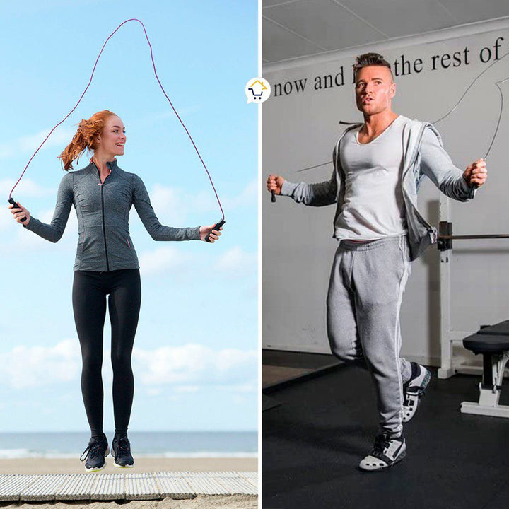 Cuerda Para Saltar Crossfit Soga Metal Gimnasio Deportes CPS-2311