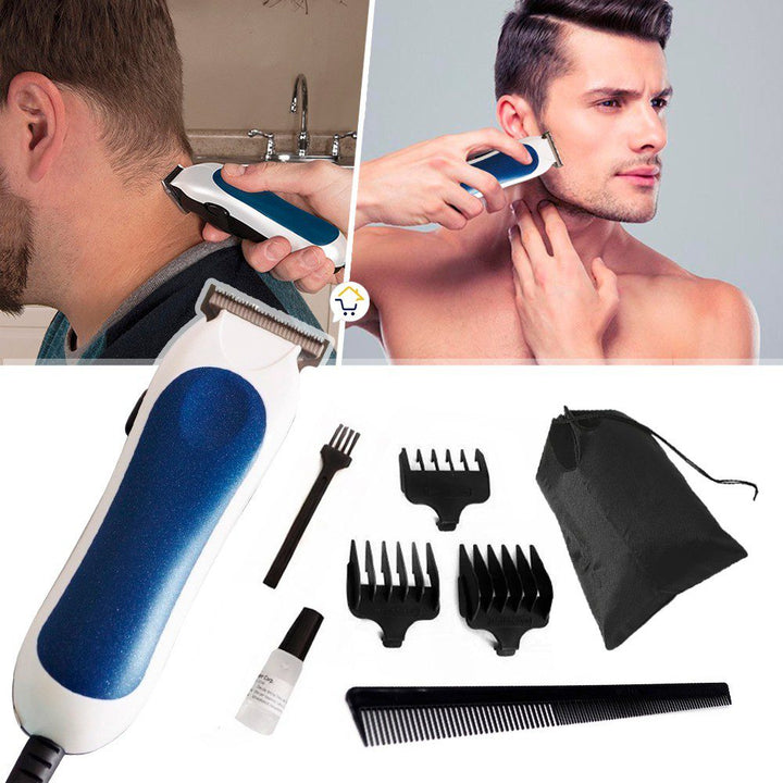 Máquina Recortadora Pulidora Barba Cabello Mini T-Pro 09307-108