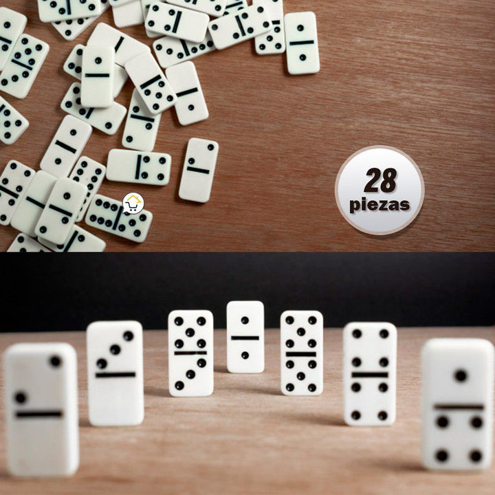 Domino Juego de Mesa Mediano Set 28 Piezas HD2099