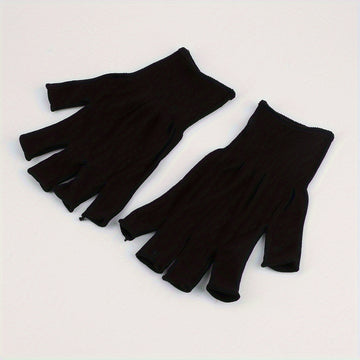 Guantes de luz para uñas - Guantes de cuidado de uñas protectores con protección, sin necesidad de electricidad, para manicura, pedicura, arte de uñas - Compatibles con luces LED y lámparas de uñas - Uso en salones y hogares, herramientas de cuidado de u