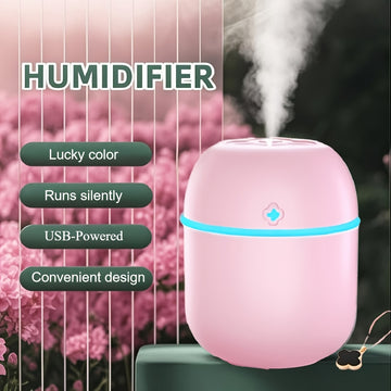Mini humidificador portátil con USB, difusor de aromas con luz nocturna, ideal para dormitorio, sala, oficina o auto, máquina de spray aromático con luz ambiental