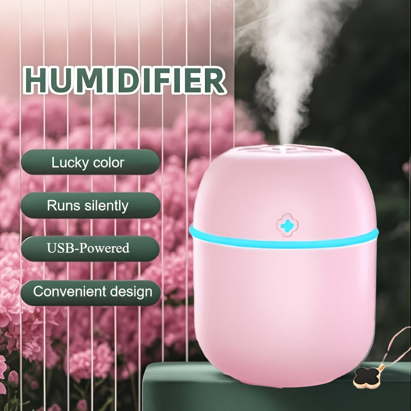 Mini humidificador portátil con USB, difusor de aromas con luz nocturna, ideal para dormitorio, sala, oficina o auto, máquina de spray aromático con luz ambiental