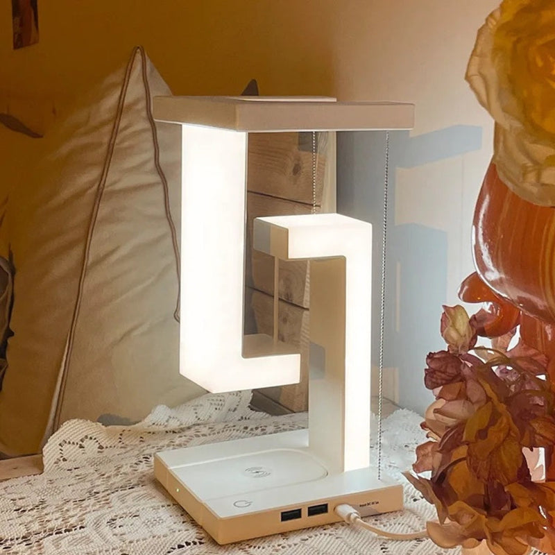 Lampara Luz Led Decorativa Con Cargador Inalámbrico 2238