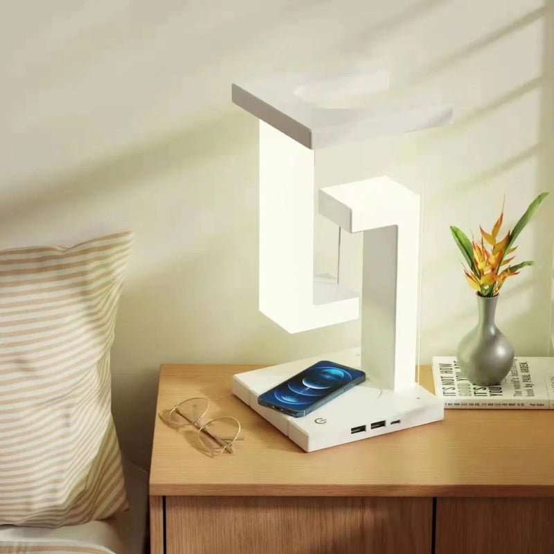Lampara Luz Led Decorativa Con Cargador Inalámbrico 2238