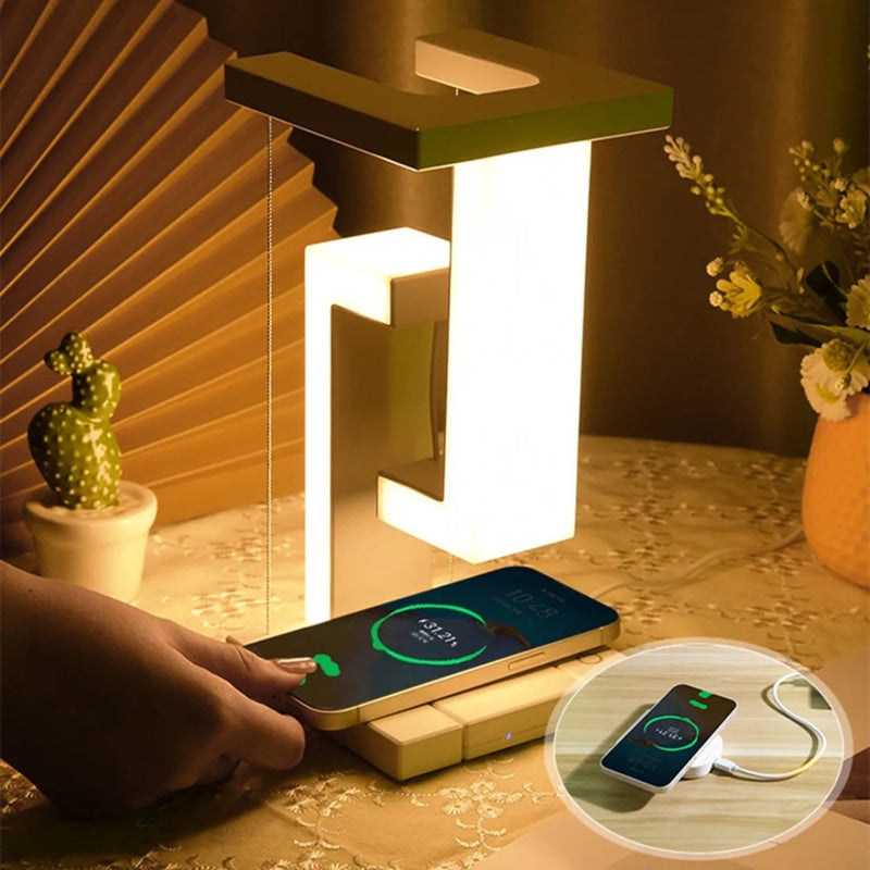 Lampara Luz Led Decorativa Con Cargador Inalámbrico 2238