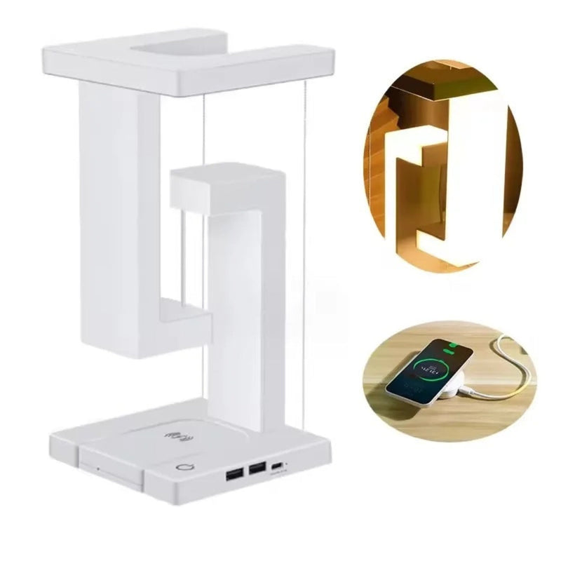 Lampara Luz Led Decorativa Con Cargador Inalámbrico 2238
