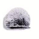 Funda para Micrófono Xuanfengxia Snow Monster Blue Yeti Pro - Lana de Peluche, Esponja a Prueba de Viento y Rocío, Diseño de Bola de Pelo Gris Suave para Reducción de Ruido y Protección contra Rocío, Equipo de Estudio | Funda de Micrófono de Peluche | Fu