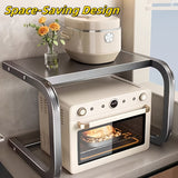 1 pieza Nuevo Estante de Almacenamiento Metálico, Suministros para el Hogar y Cocina, Organizador de Muebles, Estantería para Encimera, Soporte para Arrocero, Estante para Horno