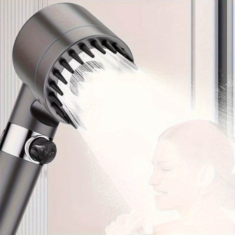 Cabeza de ducha de lluvia de pared de lujo con aspersión de alta presión, acabado de plástico redondo, ideal para decoración de baño moderno, perfecto para la temporada de vacaciones, actualización de ducha | Cabeza de ducha moderna | Fijación de ducha d